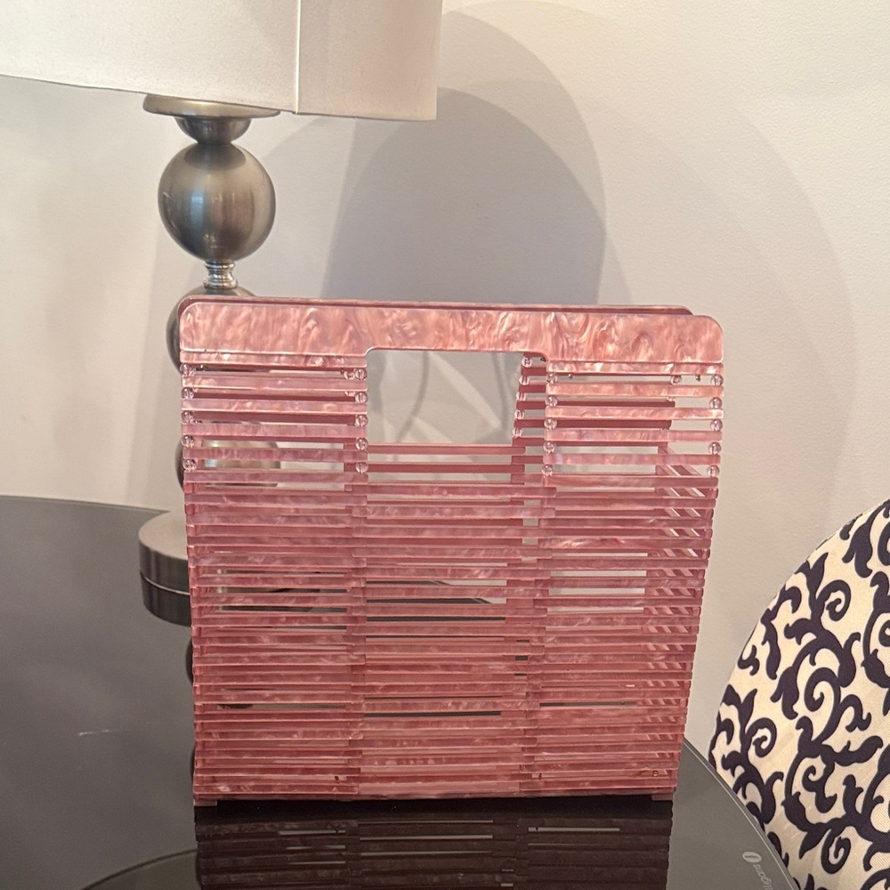 Pink acrylic bag